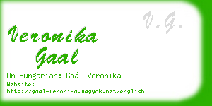 veronika gaal business card